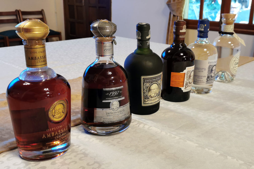 Diplomático rum expressions
