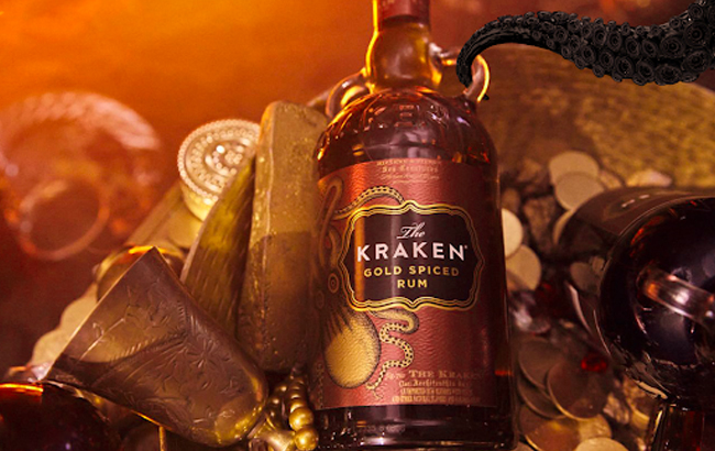 The Kraken Launches Gold Spiced Rum