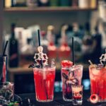 Halloween rum cocktails