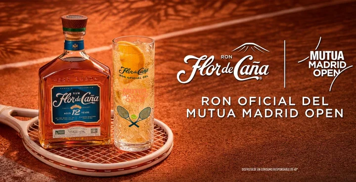 Flor de Caña se consolida como el Ron Oficial del Mutua Madrid Open 2026